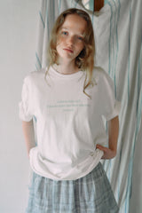 T/T ジャーニー ストライプ ラインTシャツ (white)