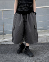 Aver Eyelet Cargo Bermuda Pants