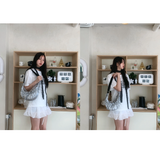 2WAY SHIRRING MAY LILY BAG_SILVER