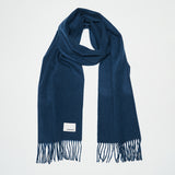 Wool Woven Scarf Solid_Indigo Blue