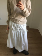 ストッパー ナイロン バルーンスカート(2color)