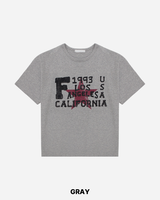 Rix Crop Printed Short Sleeve T-Shirt