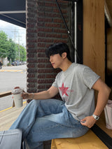 ミッドスターロゴ半袖Tシャツ