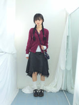 Vivid Hidden Burton Knit Cardigan