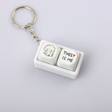 THIS IS ME Fidget Keycap Keychain
