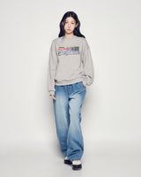 25FW WOMAN AC ベアプラススウェットシャツ メランジ