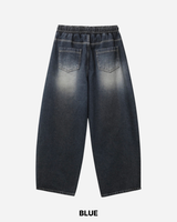 Dot Brush Denim Pants
