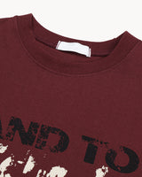 タッチグラフィックオーバーサイズハーフTシャツ