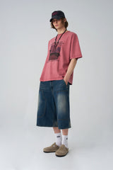 Pigment Road Printed Short-Sleeved