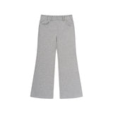 ブーツカット スウェットパンツ (メランジグレー)
