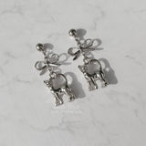 キティアンドボウピアス - シルバー