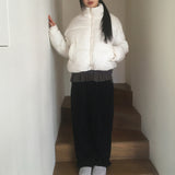 Hebo Velvet V-neck Two-Way Pants