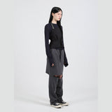 ベーシックロングスリーブTシャツ (ネイビー)