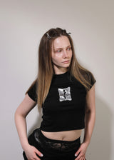ゾーイのアンティークTシャツ[ブラック]