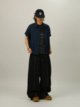 DEE Crop Roll-up Half Work Shirts