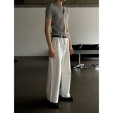 [Unisex] Islet cotton semi wide pants(3color)
