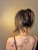 Trippy dot hairpin (4color)