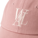 Signature Logo ball cap - DUSTY PINK (PINK LOGO)