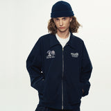 Cowboy Embroidered Work Jacket_Black
