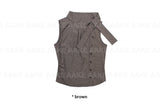 ストラップ チェック スリーブレスシャツ