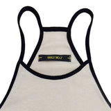 STITCH HALTER NECK TOP_BEIGE