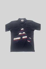 "A" LOGO S/S POLO SHIRT(NAVY part2)