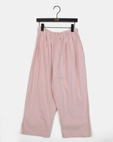 Thermel back pocket wide cotton pants