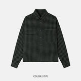 Mark Cropped Checked Shirt (3color)