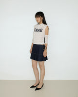 [MADE] Lace Mock-neck Top 002
