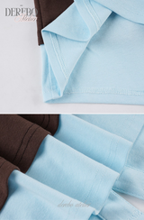 Mint Brown Layered T-shirt