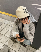 No.0914 レザー F ビーニー (5color)