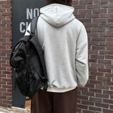 LMN Rio Black Air Oversized-Fit Hoodie (Gray)