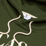 ビンテージロゴフードTシャツ　カーキ