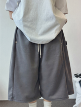 ハイクオリティ🤎 スナップバルーンバミューダ 🤍🤎🩶🖤5カラー