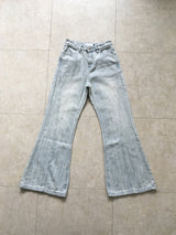 Cool washed bootcut denim