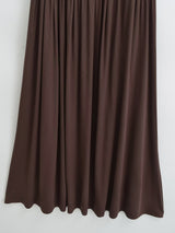 Malia Shirring Banding Maxi Skirt