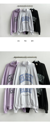 Newzie Semi-Zipup Sweatshirt (3 colors)