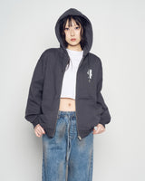 26SS ベーシックACベアフーディージップアップ