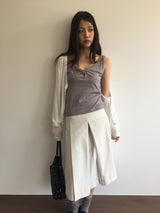 Bone Silk V Cardigan (2color)