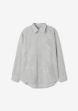NOF Wrinkle Check Overfit Shirts