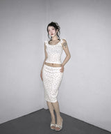 molly flower top (2colors)