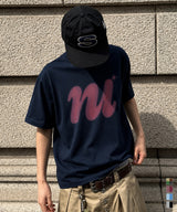 Nu ハーフトーンシンボルオーバーフィットTシャツ - 4COLOR