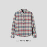 Louis Tartan Collar Check Shirt (1 color)