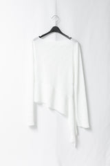 unbal stripe boatneck knit(3colors)