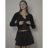 DOT CAMISOLE-BLACK