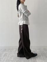 Rose Frill Loose Fit Blouse