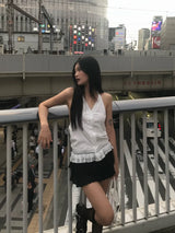 セリー バックレス レース ホルター ブラウス