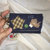 "My Dream Is..." Cheese (Denim) Card Wallet