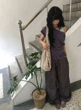 Haeya Parachute String Wide Pants