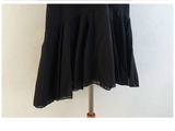 エスニック ベルト シフォン ロング ドレス